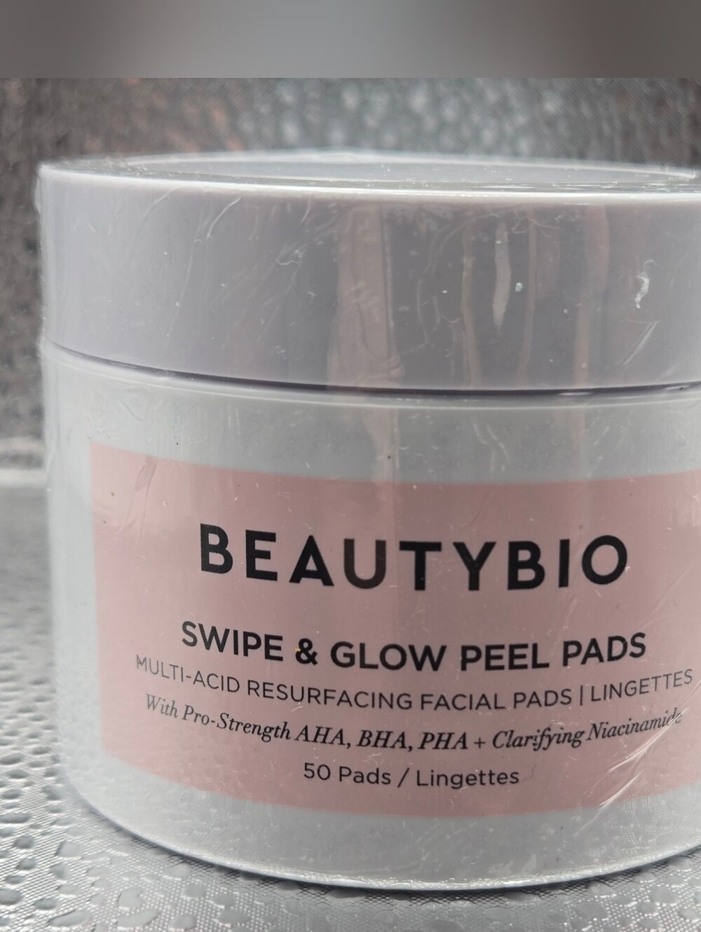 BeautyBio Swipe & Glow Peel Pads Multi-Acid AHA BHA Niacinamide 50ct NWOB